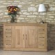 Mobel Oak Six Drawer Sideboard