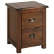 Boston 2 Drawer Bedside Cabinet