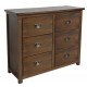 Boston 3+3 Drawer Wide Chest