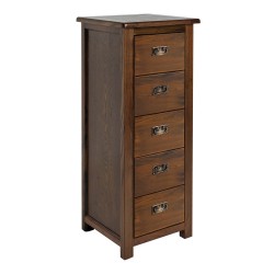 Boston 5 Drawer Narrow Chest