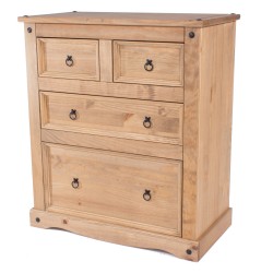 Corona 2+2 Drawer Chest