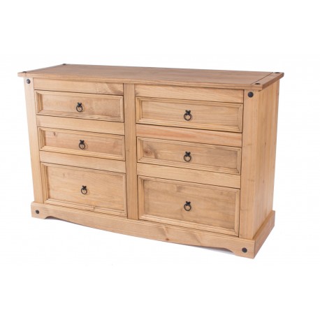 Corona 3+3 Drawer Wide Chest