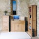 Mobel Oak Hidden Home Office