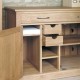 Mobel Oak Hidden Home Office