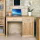 Mobel Oak Single Pedestal Computer Desk