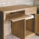 Mobel Oak Single Pedestal Computer Desk