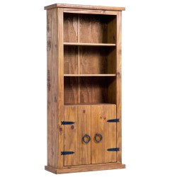 Farmhouse 2 Door Bookcase - Self Assembly