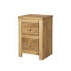 Hacienda 2 Drawer Petite Bedside Cabinet