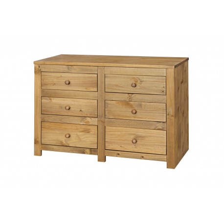 Hacienda 3+3 Drawer Wide Chest