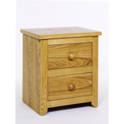 Hamilton 2 Drawer Bedside Cabinet