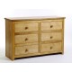 Hamilton 3+3 Drawer Wide Chest