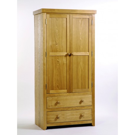 Hamilton 2 Door, 2 Drawer Wardrobe