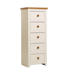 Jamestown 5 Drawer Narrow Chest