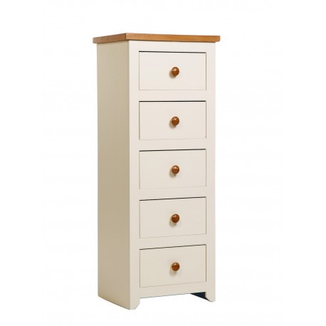 Jamestown 5 Drawer Narrow Chest