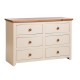 Jamestown 3+3 Drawer Wide Chest