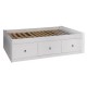 Corona White Wash Cabin Bed