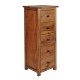 Denver 5 Drawer Narrow Chest