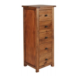 Denver 5 Drawer Narrow Chest