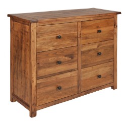 Denver 3+3 Drawer Wide Chest