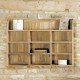 Mobel Oak Reversible Wall Rack