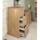 Mobel Oak 3 Drawer Filing Cabinet