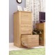 Mobel Oak 3 Drawer Filing Cabinet