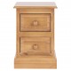 Edwardian 2 Drawer Petite Bedside Cabinet