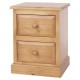 Edwardian 2 Drawer Bedside Cabinet