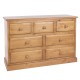 Edwardian 3+4 Drawer Wide Chest