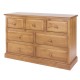 Edwardian 3+4 Drawer Wide Chest