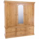 Edwardian 3 Door, 6 Drawer Wardrobe