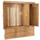 Edwardian 3 Door, 6 Drawer Wardrobe