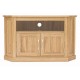 Mobel Oak Corner Television Cabinet