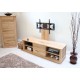 Mobel Oak Mounted Widescreen Television Cabinet