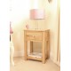 Mobel Oak One Drawer Lamp Table