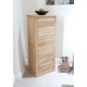 Mobel Oak Tallboy (6 Drawer)