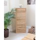 Mobel Oak Tallboy (6 Drawer)