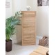 Mobel Oak Tallboy (6 Drawer)