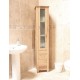 Mobel Oak Closed Bathroom Unit Tall