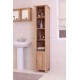 Mobel Oak Open Bathroom Unit Tall