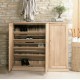 Mobel Oak Extra Large Shoe Cupboard