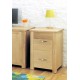 Aston Oak Two Drawer Filing Cabinet