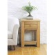 Aston Oak One Drawer Lamp