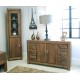 Mayan Walnut Six Drawer Sideboard