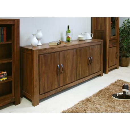 Mayan Walnut Large Low Sideboard