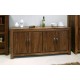 Mayan Walnut Large Low Sideboard