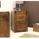 Shiro Walnut Two Drawer Filing Cabinet