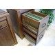 Mayan Walnut Two Drawer Filing Cabinet