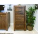 Mayan Walnut 3 Drawer Filing Cabinet