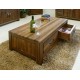 Mayan Walnut Low Four Drawer Coffee Table